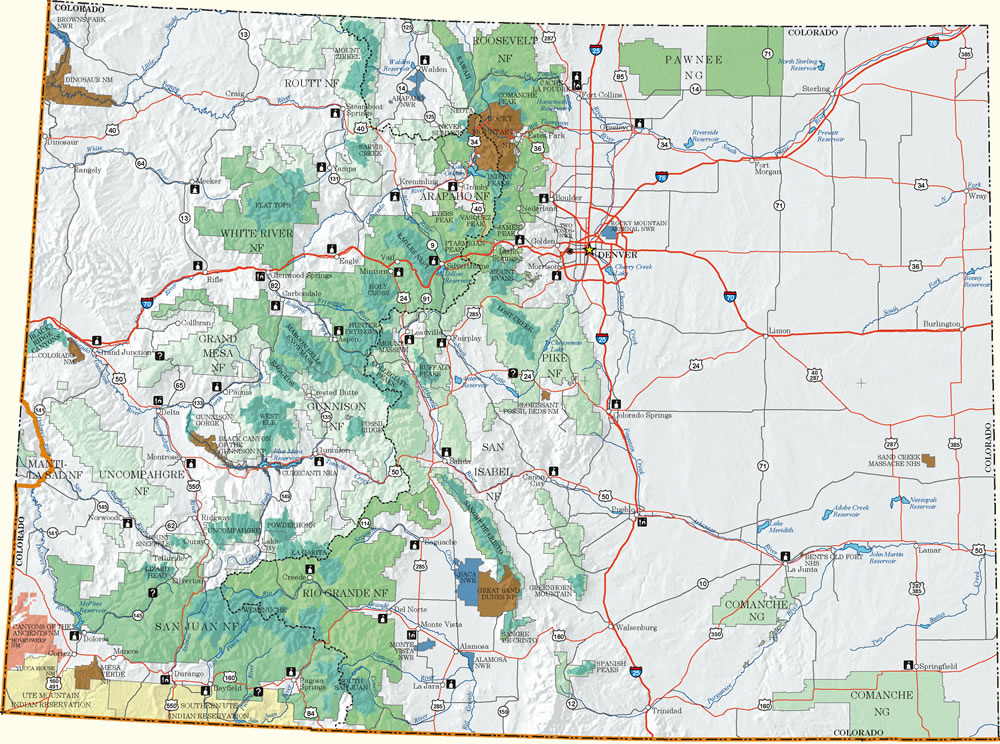 colorado vegetation map