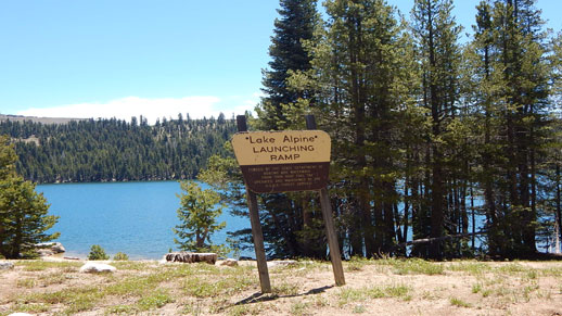 Lake Alpine Launching Ramp