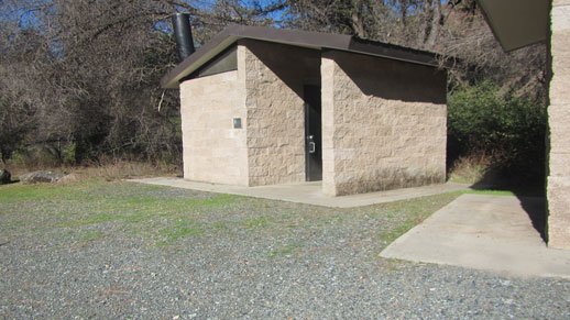 Lumsden Bridge Campground Restroom