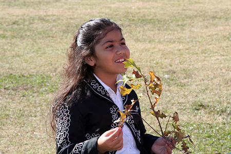 Girl participates in Latino Legacy program