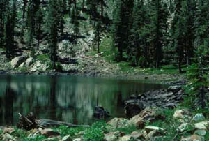 Soda Peaks Lake
