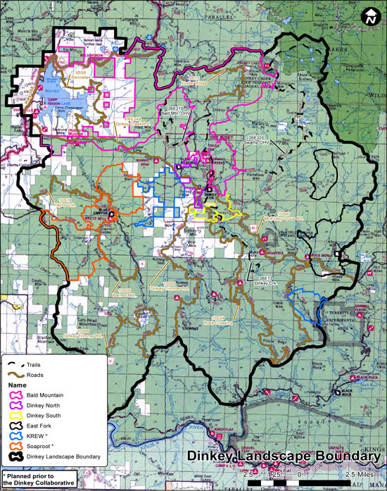 Dinkey Map