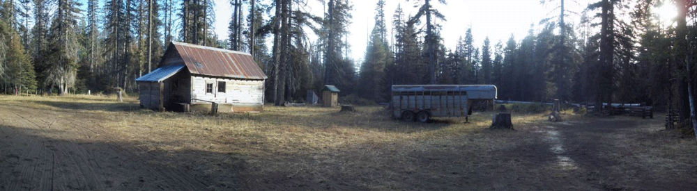 The cattle camp before the round-up