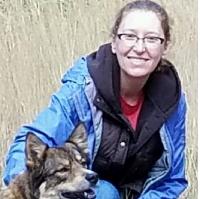 Photo caption:Lucretia Olson with dog Lucretia Olson with dog
