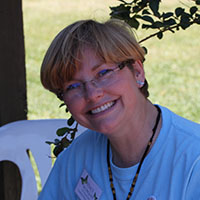 Photo caption:Stacy at Bug Day 2014 Stacy at Bug Day 2014