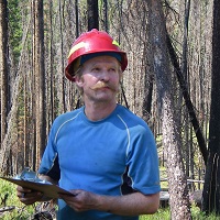 Photo caption:Collecting fire data in the Bob Marshall Wilderness Collecting fire data in the Bob Marshall Wilderness