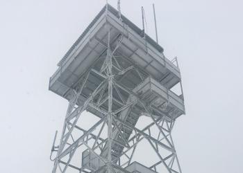 Warren Peak Fire Lookout by Don Doten