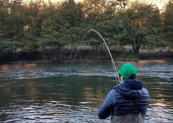Fisherman on Klickitat River