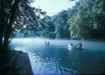 Canoes on Eleven Point River