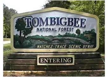 Tombigbee - National Forest Sign