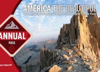 America the Beautiful pass card image