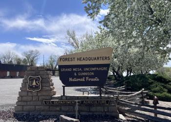Forest Headquarters Sign