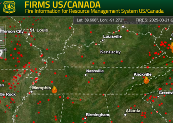 NASA Fire Map