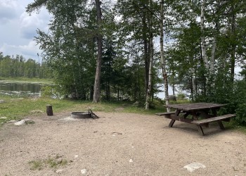 campsite at Lake Jeanette