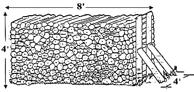 illustration of a cord of wood