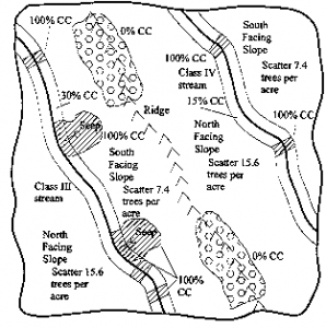 Diagram example landscape area 3 step 6