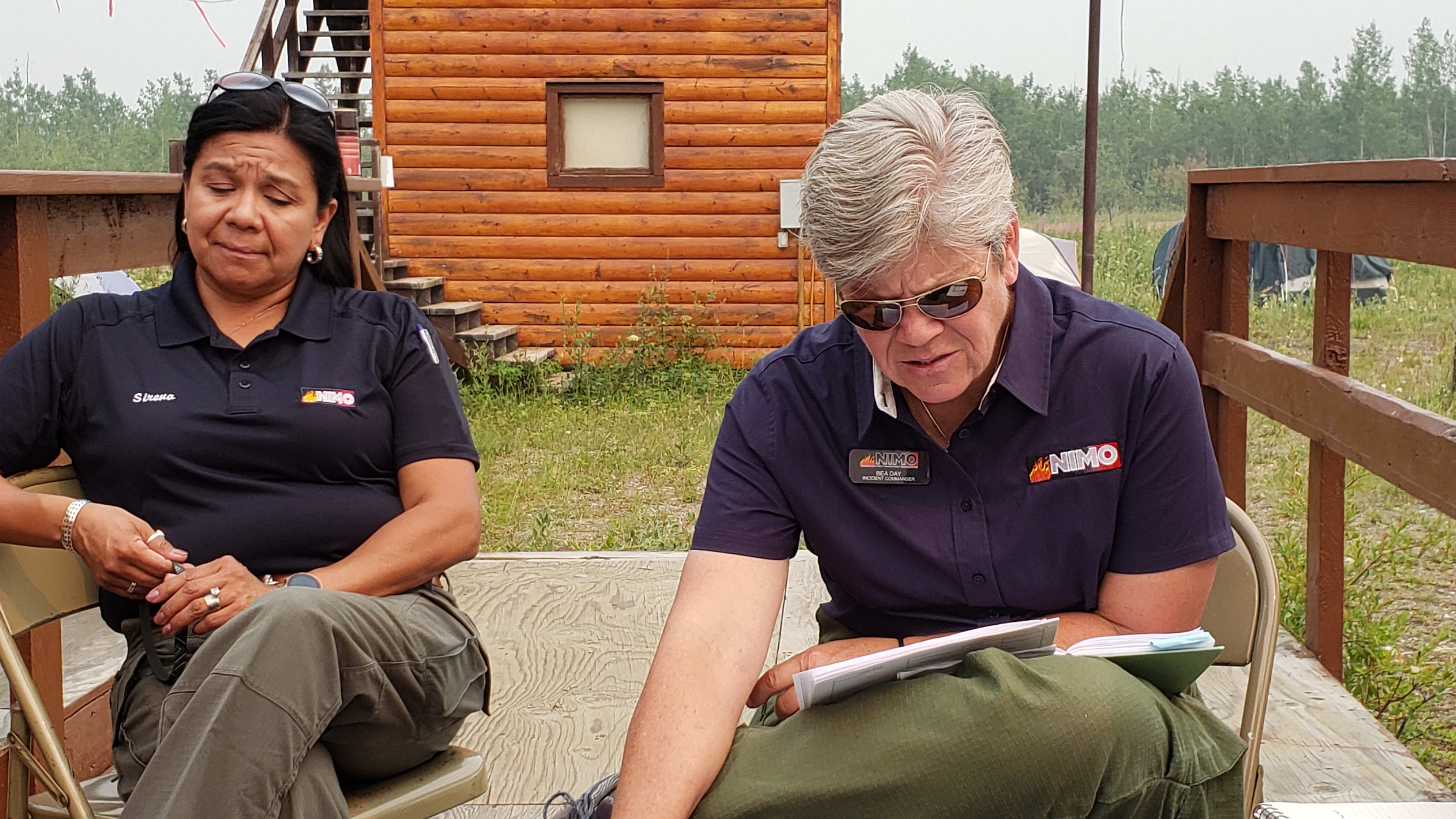 PDX NIMO Finance Sirena Fugitt & IC Bea Day at C & G, 2019 Boundary Fire, Tok, AK