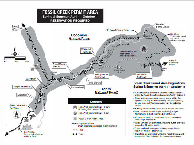 Tonto National Forest - Bob Bear (formerly Fossil Springs) Trail-No. 18