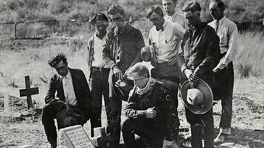 image of tombstone of st. francis dam