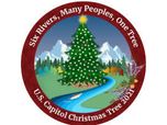 This logo shows a Christmas Tree within a red circle design