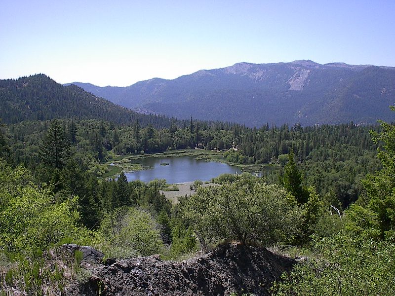 Howard Lake located on the Covelo Ranger District