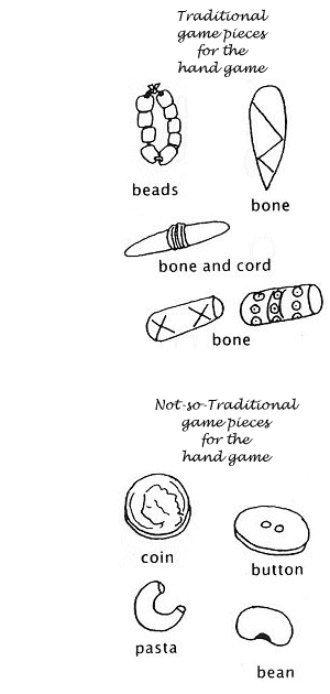Illustration of a hand game