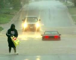 Flash floods make driving dangerous