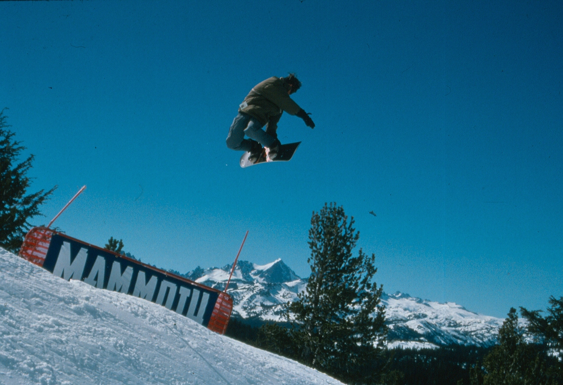 Snowboarder at Mammoth