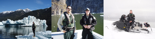 R10 Law Enforcement Officers patrolling the forests