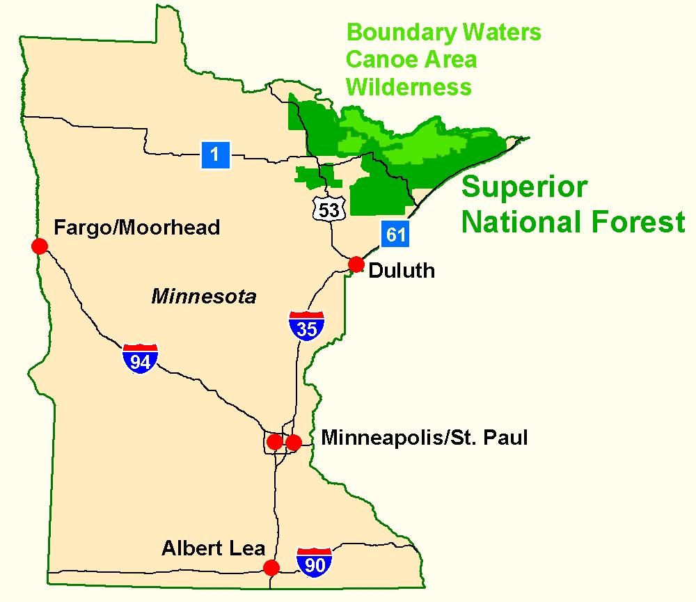 Location of Forest