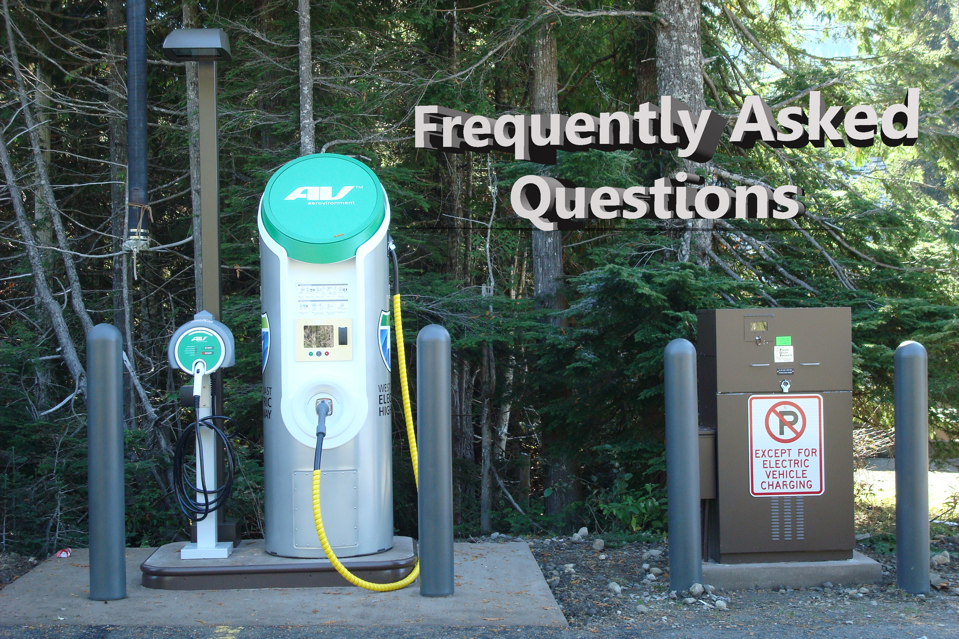 Image of a EV charging station