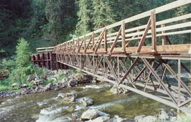 Photo of a Steel Deck Truss