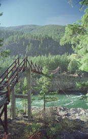 Photo of a Deck Cable with Concrete Towers