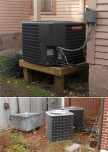 Photo of two air conditioners.