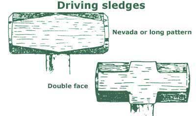 Image of Driving sledges.