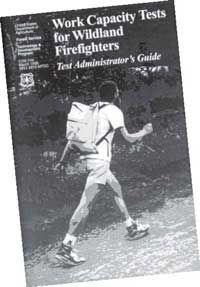 Image of the front cover of the 'Work Capacity Tests for Wildland Firefighters Test Administrator's Guide'.
