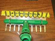 standard rake head - bottom view