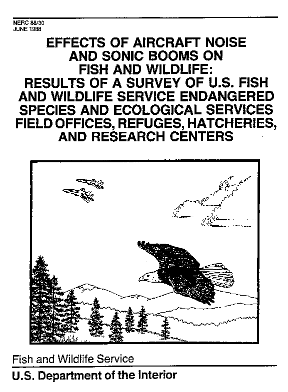 cover page - US Fish & Wildlife Service - noise survey report