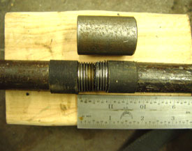 Image of measuring for spacer length.