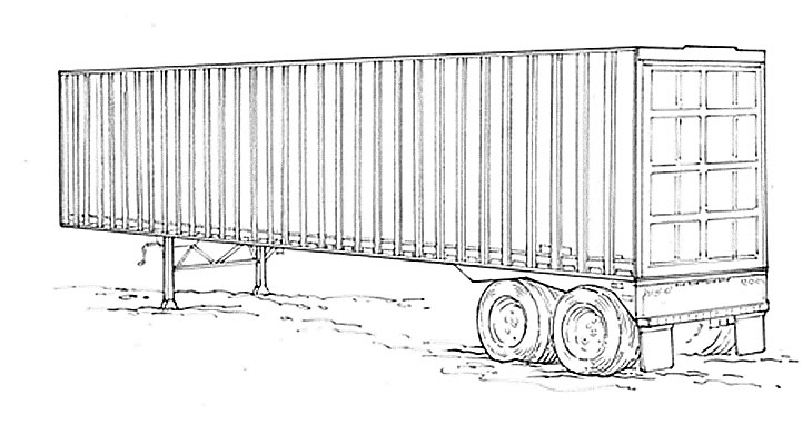 Standard chip trailer.