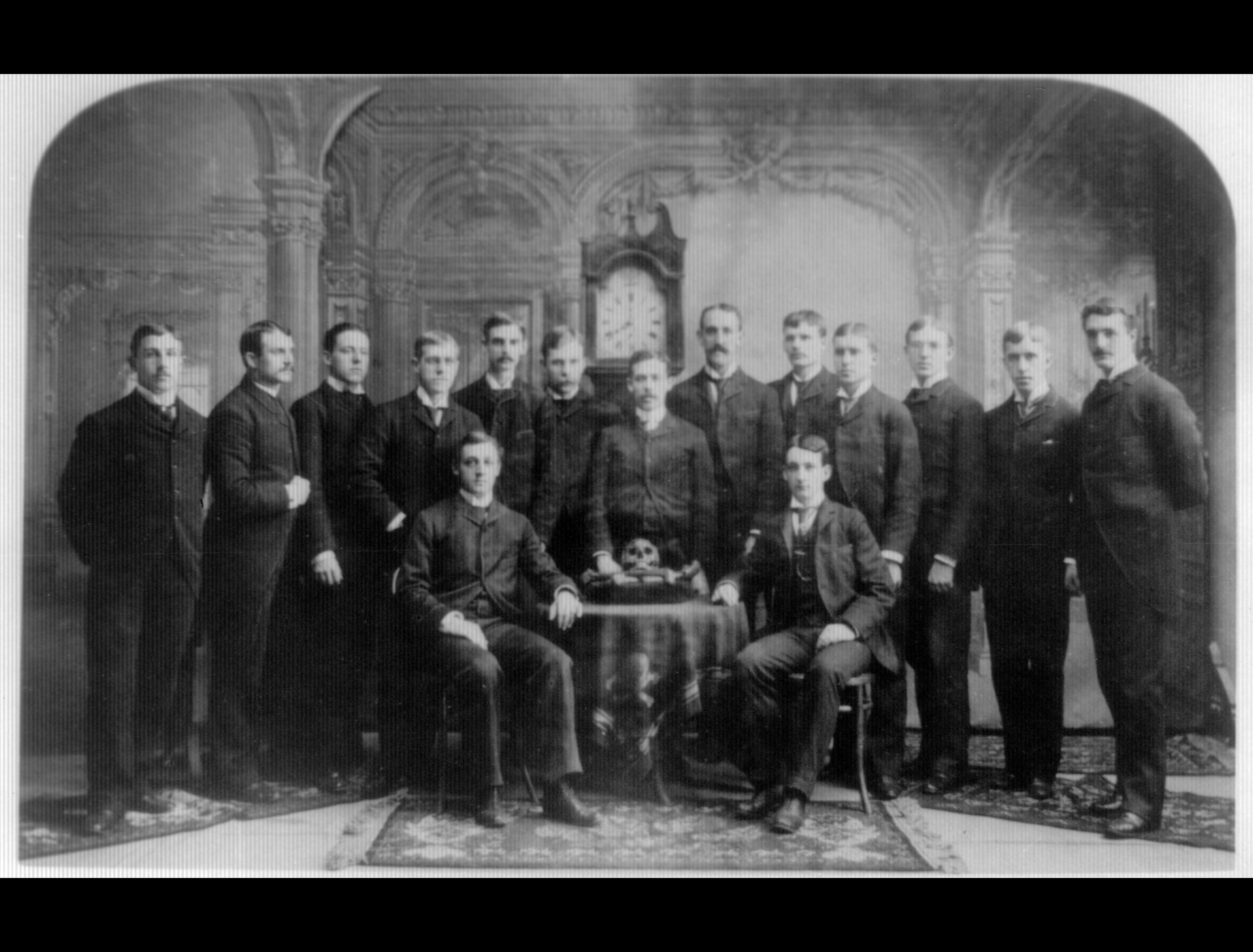 The Skull and Bones Secret Society at Yale University Stock Photo