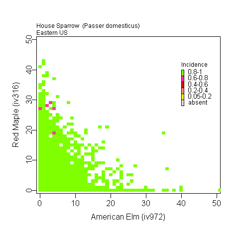 Eastern US - Incidence mapped to Red Maple/Am. Elm