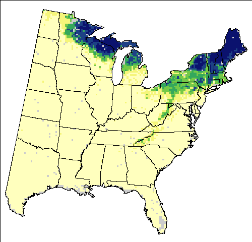 >Current Breeding Bird Survey for Purple Finch