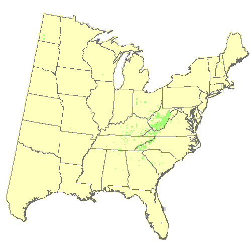 Community Climate System Model 4.0 (CCSM4), Moderate emissions (RCP 8.5) for yellow buckeye Community Climate System Model 4.0 (CCSM4), Moderate emissions (RCP 8.5) for yellow buckeye
