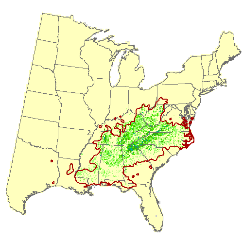 Current Forest Inventory and Analysis for sourwood Current Forest Inventory and Analysis for sourwood