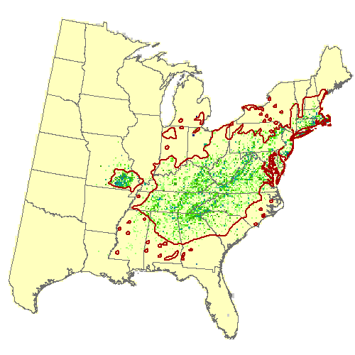 Current Forest Inventory and Analysis for scarlet oak Current Forest Inventory and Analysis for scarlet oak