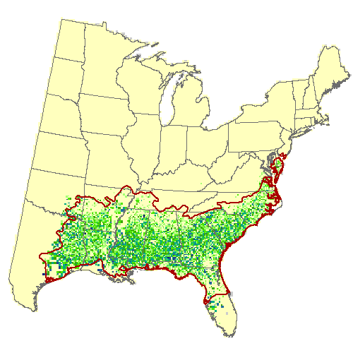 Current Forest Inventory and Analysis for water oak Current Forest Inventory and Analysis for water oak