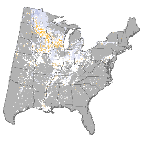 Difference Summary for boxelder under Community Climate System Model 4.0 (CCSM4), Moderate emissions (RCP 4.5)