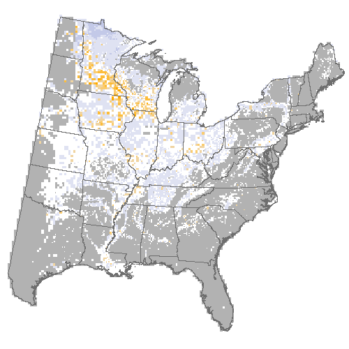 Difference Summary for boxelder under Average of 3 GCM, Moderate emissions (RCP 8.5)