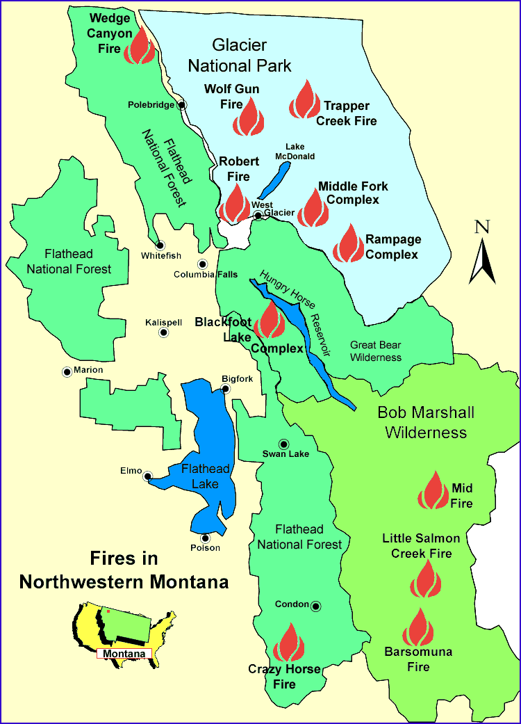 Fire Location Map